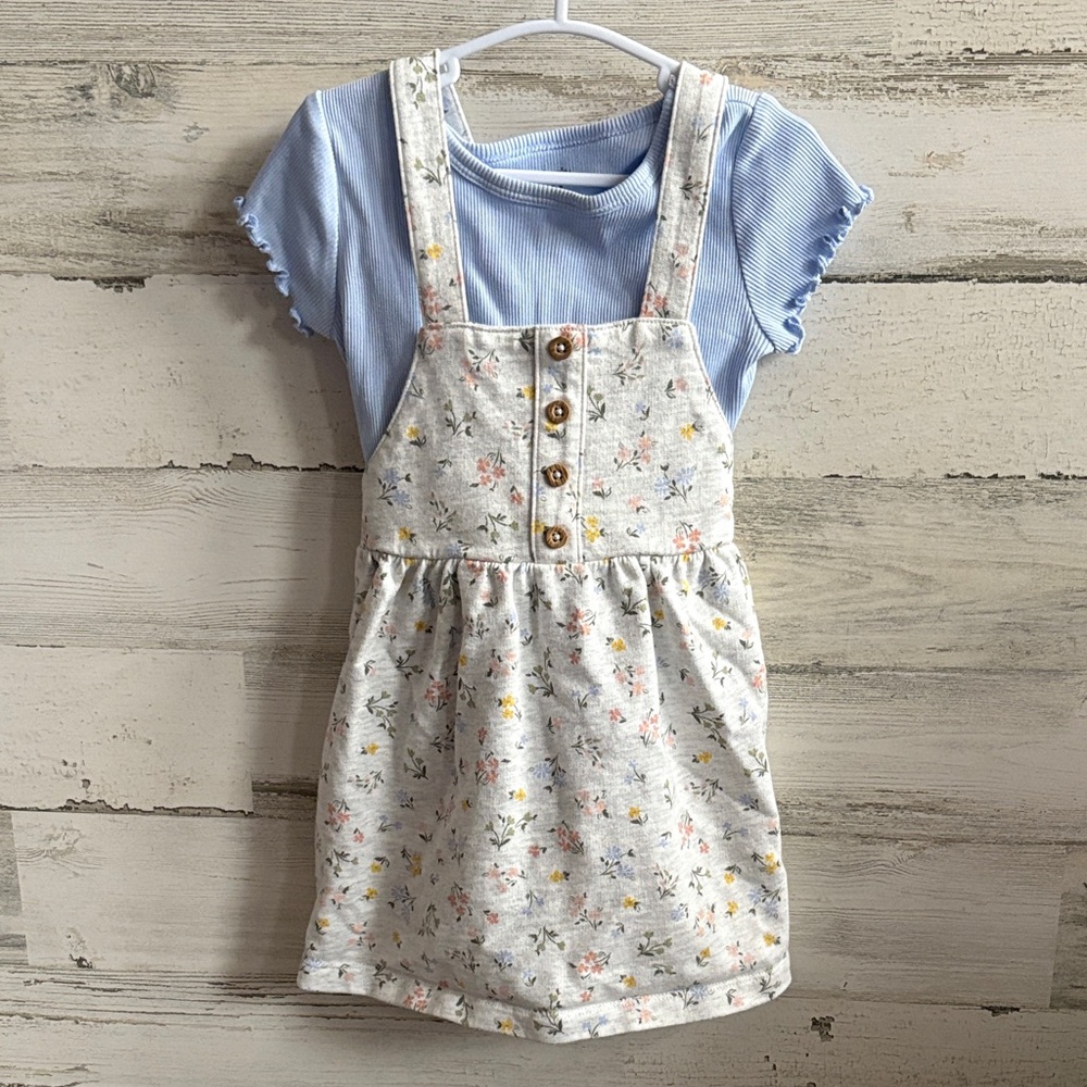 ❤️ PICK 4/$20 Floral Kids Overall Dress
